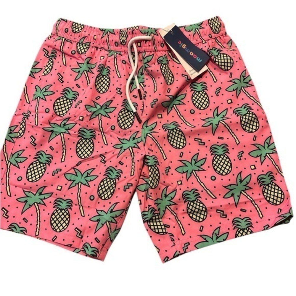 Maamgic Boys Swim Trunks with Compression Shorts - Size 14/16